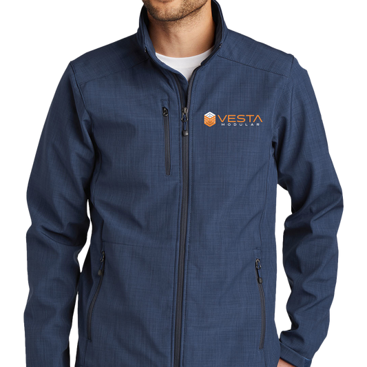Vesta Modular | Eddie Bauer® Shaded Crosshatch Soft Shell Jacket