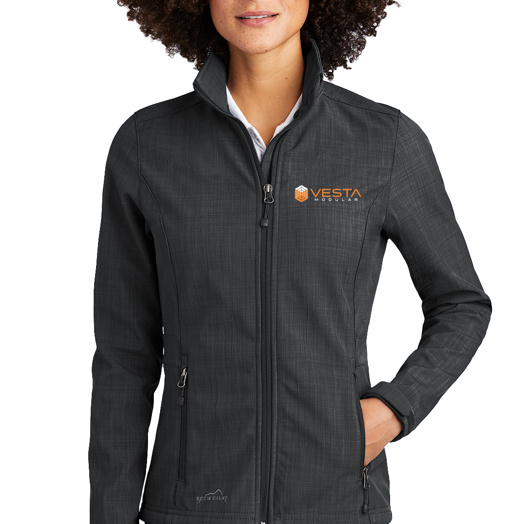 Vesta Modular | Eddie Bauer® Ladies Shaded Crosshatch Soft Shell Jacket