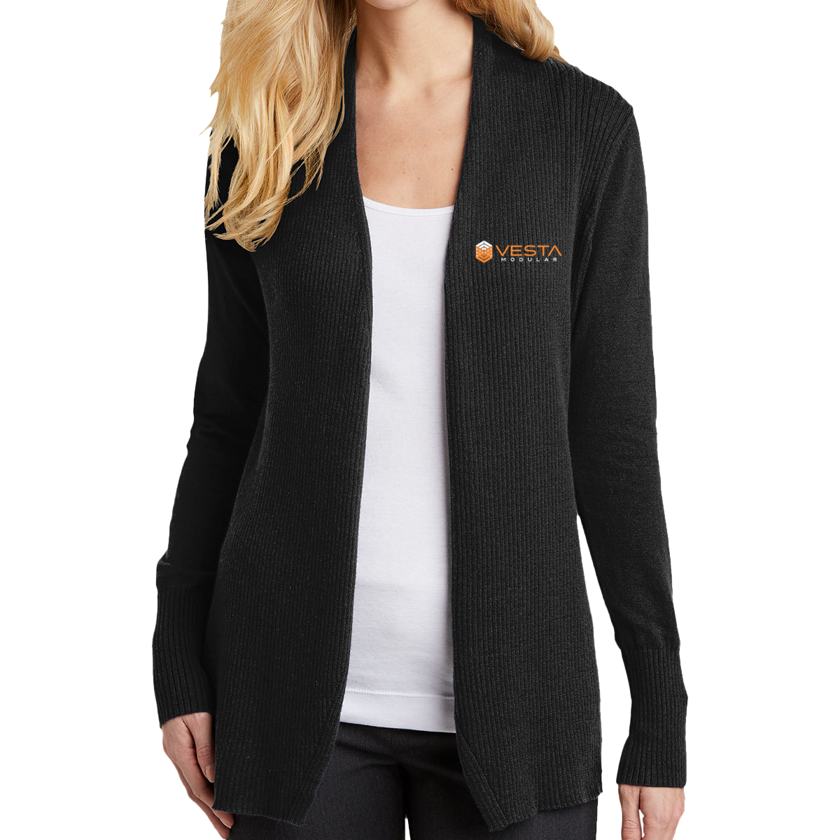Vesta Modular | Port Authority® Ladies Open Front Cardigan Sweater