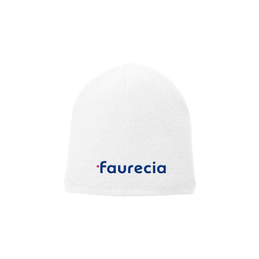 Faurecia | Fleece-Lined Beanie Cap (White)